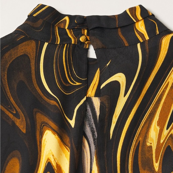 Mango Marble-print blouse - Picture 5 of 6